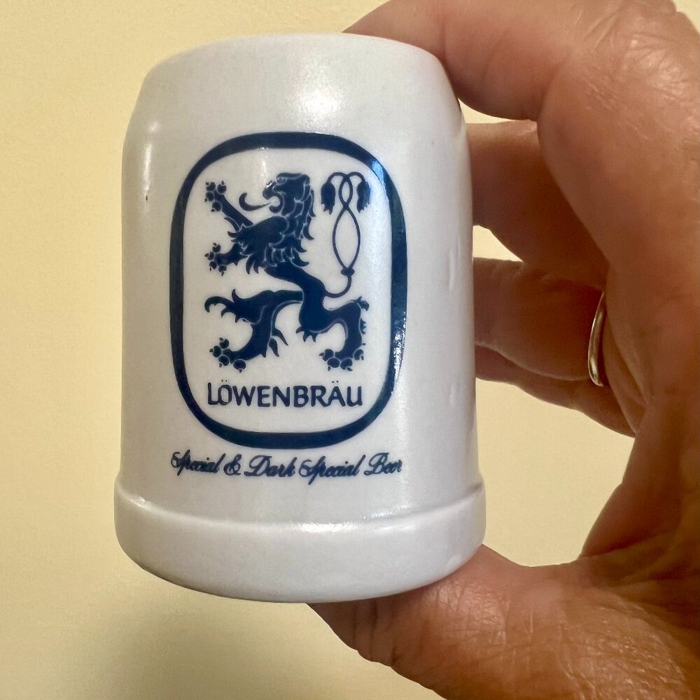 Lowenbrau Mini Stein Mug Shot Glass
